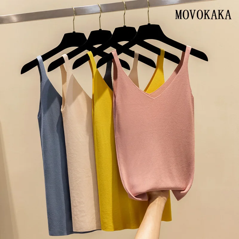 Fashion New summer Ice Silk Sweater Tank Top Breathable Sweater Women Top Female Knit Sleeveless Tops Slim Tanks Sexy Halter Top
Fashion New summer Ice Silk Sweater Tank Top Breathable Sweater Women Top Female Knit Sleeveless Tops Slim Tanks Sexy Halter Top