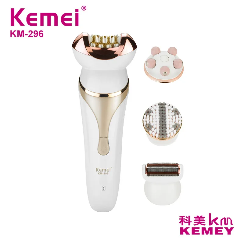 New Style Kemei Km-296 Multi-functional Women's Beauty Body-hugging Set Electric Epilator Lady Shaver Hair Removal Device
New Style Kemei Km-296 Multi-functional Women's Beauty Body-hugging Set Electric Epilator Lady Shaver Hair Removal Device