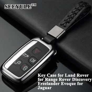 1pc SEEYULE Aluminum Alloy Car Key Case Cover with Belt Key Shell Storage Bag Protector for Land Rover for Jaguar XF XJL F-TYPE
1pc SEEYULE Aluminum Alloy Car Key Case Cover with Belt Key Shell Storage Bag Protector for Land Rover for Jaguar XF XJL F-TYPE