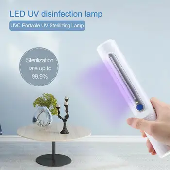 Led Uv Disinfection Lamp 5V Battery Charging Lightweight Hand-Held Portable Uvc Sterilizer Light Tube 1 Set
Led Uv Disinfection Lamp 5V Battery Charging Lightweight Hand-Held Portable Uvc Sterilizer Light Tube 1 Set