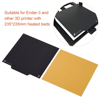 Aibecy Magnetic Build Surface Plate Sticker Pad Ultra-Flexible Removable 235*235mm for Ender 3 3D Printer Hotbed Heated Bed 
Aibecy Magnetic Build Surface Plate Sticker Pad Ultra-Flexible Removable 235*235mm for Ender 3 3D Printer Hotbed Heated Bed