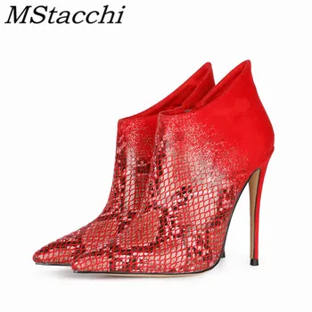 Mstacchi Female Shoes Serpentine Comfortable Suede Sexy Pointed Thin Heels Side Zipper Women Boots Botas De Invierno Para Mujer 
Mstacchi Female Shoes Serpentine Comfortable Suede Sexy Pointed Thin Heels Side Zipper Women Boots Botas De Invierno Para Mujer
