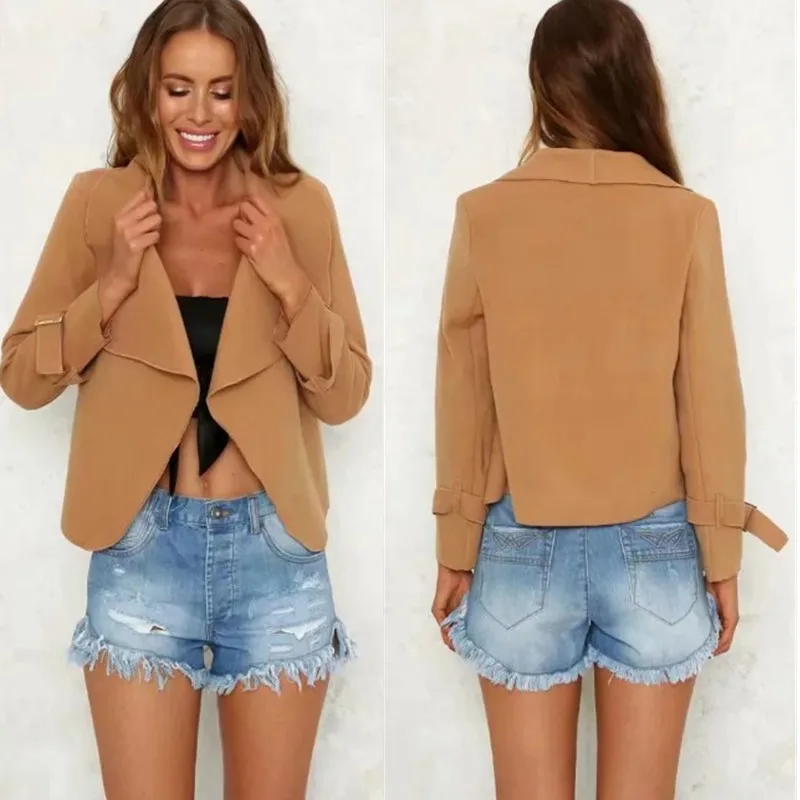 2018 Autumn Women's New Solid Color Loose-Fit Casual Long Sleeve Woolen Jacket Western Style Versatile Pumps Tops Fashion
2018 Autumn Women's New Solid Color Loose-Fit Casual Long Sleeve Woolen Jacket Western Style Versatile Pumps Tops Fashion