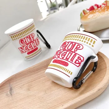 3D Cup Noodles Headphone Case For Apple Airpods 1/2 Stereoscopic Silicone Protection Earphone Cover Accessories
3D Cup Noodles Headphone Case For Apple Airpods 1/2 Stereoscopic Silicone Protection Earphone Cover Accessories