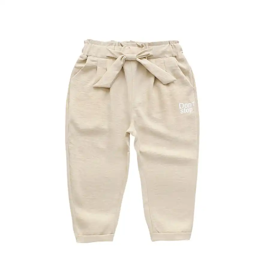 pants for girls letter pattern pants for girl casual style kids