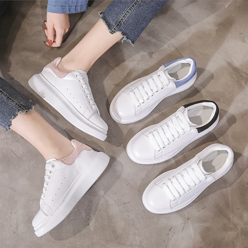 Head Layer Cowhide Become Known Shoe Woman 2020 Spring New Pattern Genuine Leather Casual Shoes Multicolor Optional Increase
Head Layer Cowhide Become Known Shoe Woman 2020 Spring New Pattern Genuine Leather Casual Shoes Multicolor Optional Increase