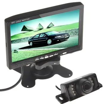 7 Inch TFT LCD Color Car Rear View DVD VCR Monitor + 7 IR LED Lights Car Rear View Camera
7 Inch TFT LCD Color Car Rear View DVD VCR Monitor + 7 IR LED Lights Car Rear View Camera