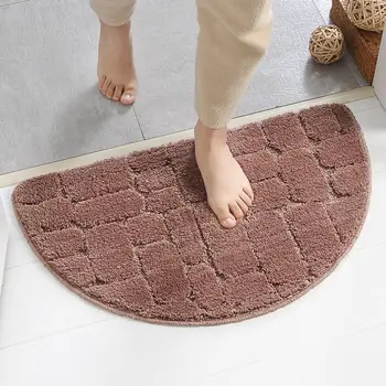 Solid Color Floor Mat Water Absorption Semicircular Floor Mats Bathroom Mat Door Floor Carpet Cushion Home Kitchen Decoration
Solid Color Floor Mat Water Absorption Semicircular Floor Mats Bathroom Mat Door Floor Carpet Cushion Home Kitchen Decoration