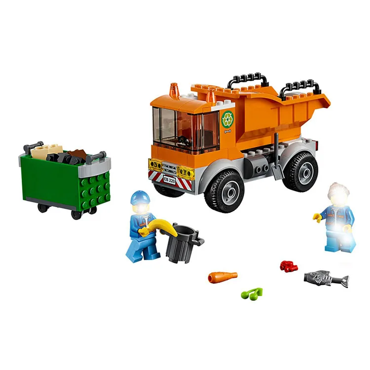 02122 Garbage Truck City Great Vehicles Building Blocks Model Bricks Toys Compatible With Legoinglys 60220 Bela 11220 
02122 Garbage Truck City Great Vehicles Building Blocks Model Bricks Toys Compatible With Legoinglys 60220 Bela 11220