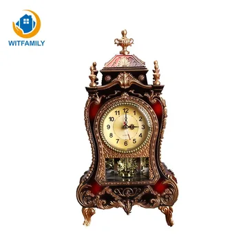 Classical Royalty Sitting Room Decoration European Desk Clock Vintage Alarm Clock Pendulum Imperial Furnishing Sweep Stopwatch
Classical Royalty Sitting Room Decoration European Desk Clock Vintage Alarm Clock Pendulum Imperial Furnishing Sweep Stopwatch