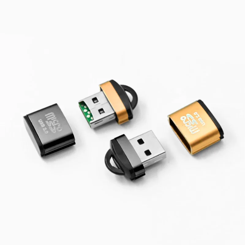 Czytnik kart USB Micro i Mini SD/TF z przejściówką do laptopa, PC, głośników samochodowych - 480Mpbs Transfer danych - Wianko - 11