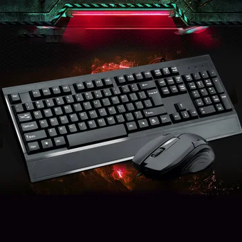 USB Wired Keyboard And Mouse Set, Suitable For Windows Game Player Computer Office 104-Key Waterproof Membrane Keyboard
USB Wired Keyboard And Mouse Set, Suitable For Windows Game Player Computer Office 104-Key Waterproof Membrane Keyboard