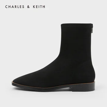 CHARLES&KEITH New Arrival for Winter 2020CK1-90900085Women's Short Boots Square Toe Low Heel Chelsea Boots 
CHARLES&KEITH New Arrival for Winter 2020CK1-90900085Women's Short Boots Square Toe Low Heel Chelsea Boots