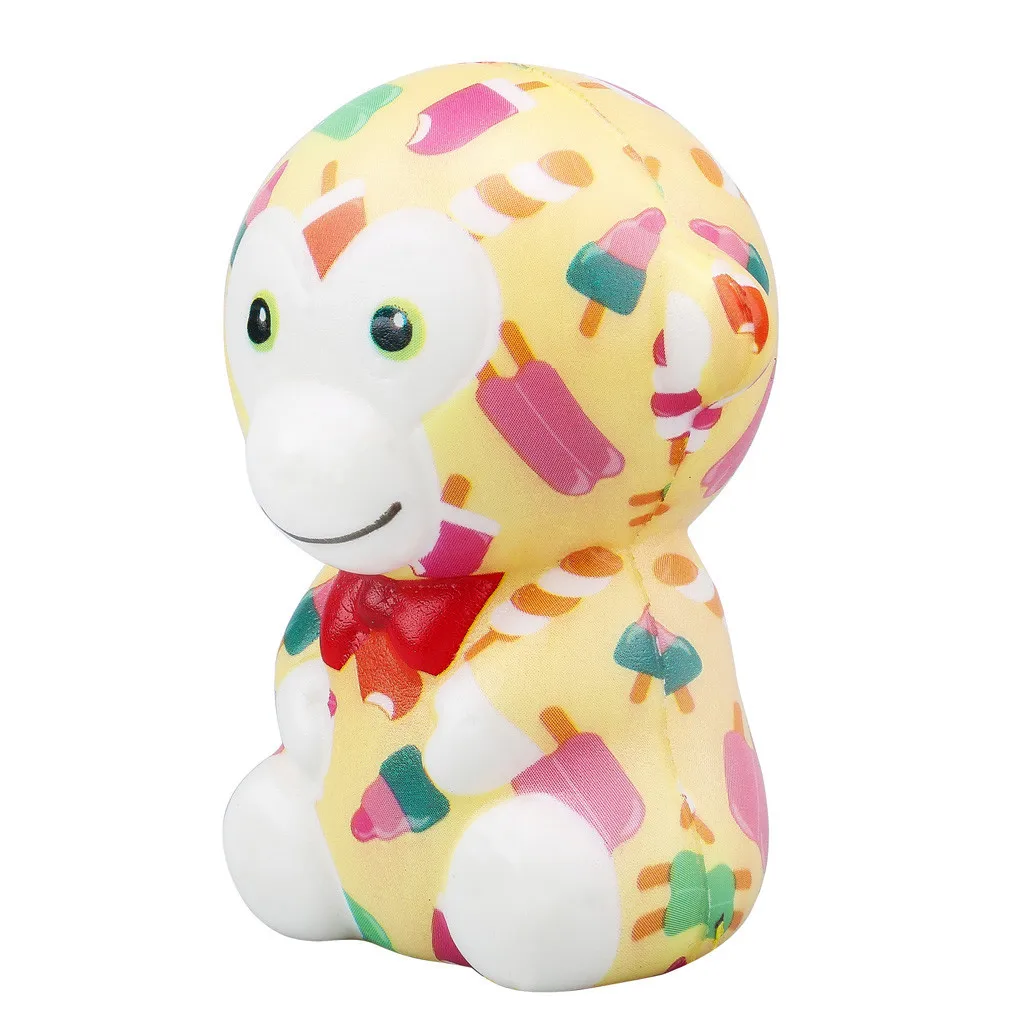 kids toys Adorable Cartoon Monkey Toy Slow Rising Cream Scented Stress Relief Fun Toys Gift for Children #A