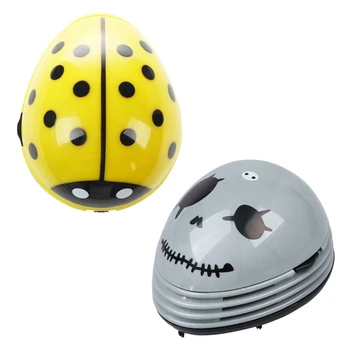 2 Pcs Pattern Battery Operated Table Vacuum Cleaner Mini Dust Cleaner, Ladybird Yellow & Pirate Gray
2 Pcs Pattern Battery Operated Table Vacuum Cleaner Mini Dust Cleaner, Ladybird Yellow & Pirate Gray