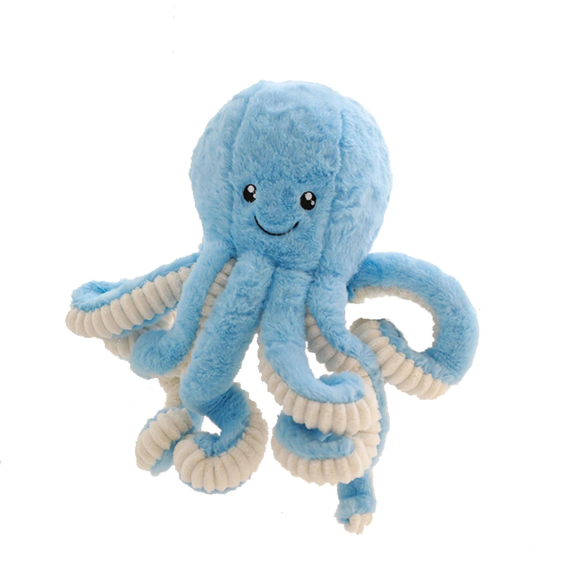 Фото Super Lovely Simulation Octopus Pendant Plush Stuffed Toy Soft Home Decor Cute Animal Doll Kids Children Gifts Dropshipping | Игрушки и