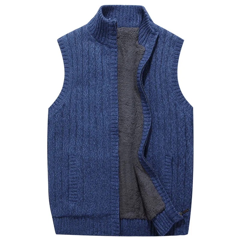 Sweater Cardigan Men 2019 Knitting Sweater Vest Plus Velvet Vest Male Loose Winter Fashion Casual Men Turtleneck Sweater
Sweater Cardigan Men 2019 Knitting Sweater Vest Plus Velvet Vest Male Loose Winter Fashion Casual Men Turtleneck Sweater