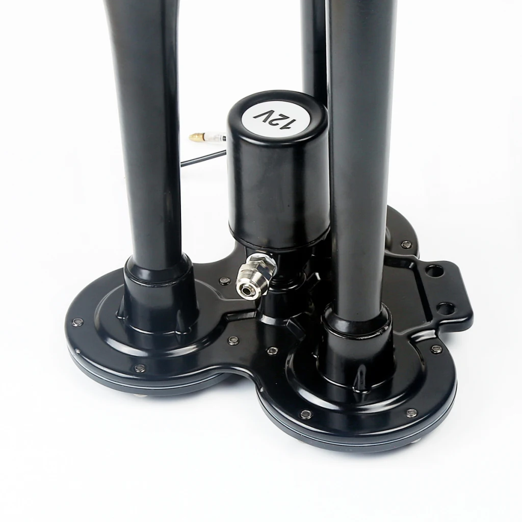 1 Set Chrome Metal 12V 150dB Triple Trumpet Deep Loud Train Air Three Horn For Motorcycle Car Truck SUV RV Boat Etc 1 Set Chrome Metal 12V 150dB Triple Trumpet Deep Loud Train Air Three Horn For Motorcycle Car Truck SUV RV Boat Etc