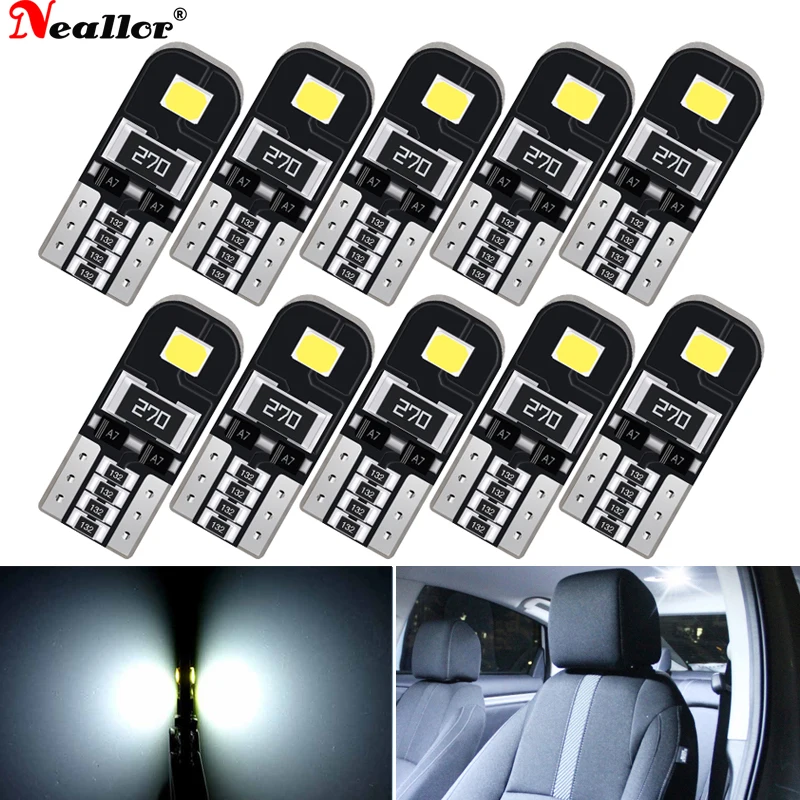 10x W5W T10 светодиодный лампы 2835 SMD для Honda Civic Accord Crv подходит салона автомобиля