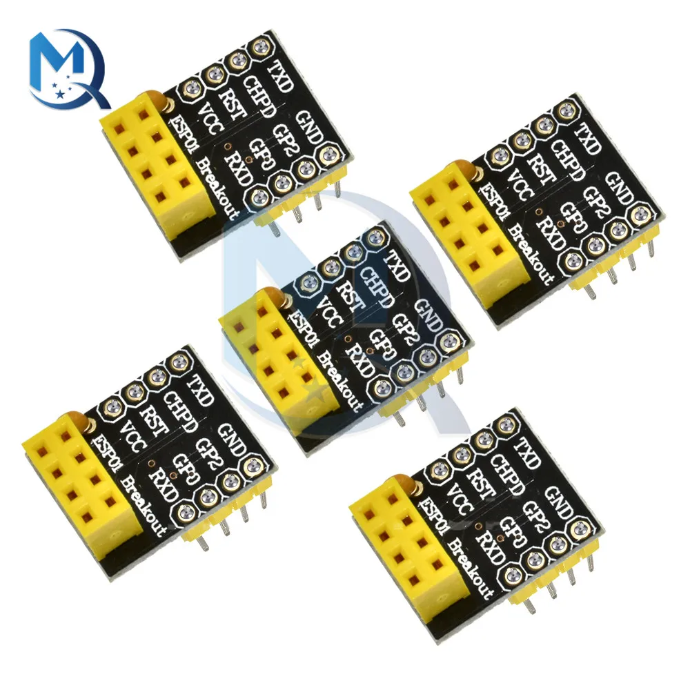 5 шт. беспроводная плата-адаптер 3 В ESP8266 4 контакта | Электронные компоненты и