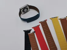 Correa de cuero para Apple watch, correa de 44mm, 40mm, 38mm, 42mm, 1:1, Original, con lazo magnético, iWatch seires 5 4 SE 6