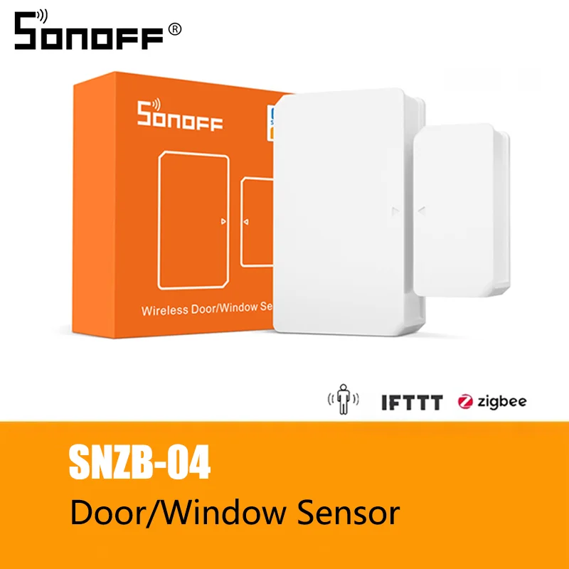 Беспроводной датчик дверей/окон SONOFF SNZB-04 оповещение защита вашего умного дома