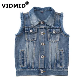 VIDMID Children boys girls autumn cotton Vests kids Denim Vests Baby Boys sleeveless vests Children girls casual Clothing 7120
VIDMID Children boys girls autumn cotton Vests kids Denim Vests Baby Boys sleeveless vests Children girls casual Clothing 7120