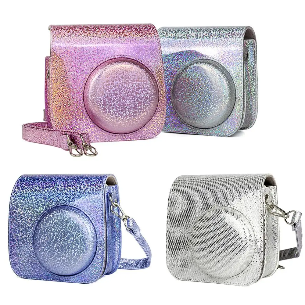 Camera Case Protective Bag PU Leather Cover Protector Glitter for Polaroid Fujifilm Instax Mini 9 8 8+ Camera Case
Camera Case Protective Bag PU Leather Cover Protector Glitter for Polaroid Fujifilm Instax Mini 9 8 8+ Camera Case