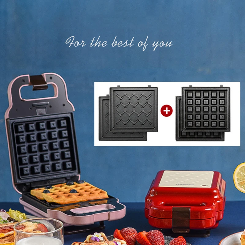 Kbxstart Electric Sandwich Maker Waffle Bread Machine Home Multi-function Non-stick Breakfast Machine 220V
Kbxstart Electric Sandwich Maker Waffle Bread Machine Home Multi-function Non-stick Breakfast Machine 220V