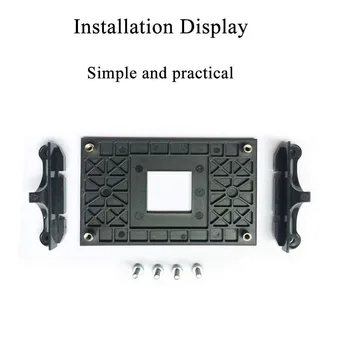 CPU Fan Bracket Replacement Sturdy Practical Easy Install Professional Support Stable Back Plate Radiator Mount Holder For AM4
CPU Fan Bracket Replacement Sturdy Practical Easy Install Professional Support Stable Back Plate Radiator Mount Holder For AM4