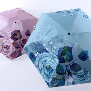 Small Pocket Umbrella Portable Flower Mini Five Folding Umbrellas Rain Women Parasol Anti-UV Pockets Umbrellas Female Paraguas
Small Pocket Umbrella Portable Flower Mini Five Folding Umbrellas Rain Women Parasol Anti-UV Pockets Umbrellas Female Paraguas