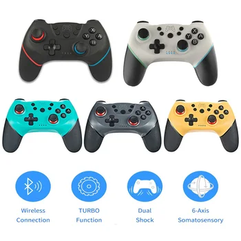 2pcs / 1 piece Wireless Bluetooth Controller Joypad Remote Joystick for Nintendo Switch Pro Gamepad for Nintendoswitch NS Games
2pcs / 1 piece Wireless Bluetooth Controller Joypad Remote Joystick for Nintendo Switch Pro Gamepad for Nintendoswitch NS Games