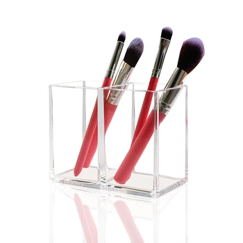 2 Slots Clear Makeup Brush Organizer Acrylic Cosmetic Storage Box Pen/Pencil Box Desk Organizer Cosmetic Brush Holder Case
2 Slots Clear Makeup Brush Organizer Acrylic Cosmetic Storage Box Pen/Pencil Box Desk Organizer Cosmetic Brush Holder Case