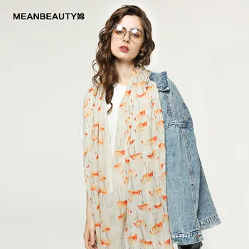 New Spring and Autumn Foreign Trade Multi-color flamingos pattern Printing Cotton and hemp scarf Animal Flower shawl
New Spring and Autumn Foreign Trade Multi-color flamingos pattern Printing Cotton and hemp scarf Animal Flower shawl
