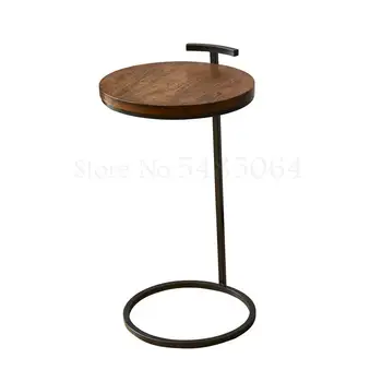 Nordic Style Round Side Table Wooden Iron Sofa Corner Table Simple Modern Bedroom Living Room Small Coffee Table Leisure
Nordic Style Round Side Table Wooden Iron Sofa Corner Table Simple Modern Bedroom Living Room Small Coffee Table Leisure