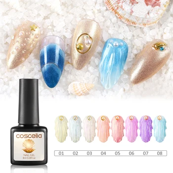 COSCELIA Pearl Shell UV Gel Nail Polish Shiny Holographic Glitter Gel Soak Off UV Gel Polish 8ml Manicure Nail Art Gel Polish
COSCELIA Pearl Shell UV Gel Nail Polish Shiny Holographic Glitter Gel Soak Off UV Gel Polish 8ml Manicure Nail Art Gel Polish
