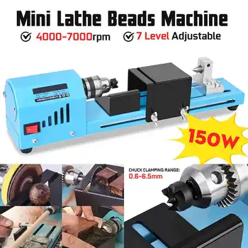 150W Mini Lathe Machine Tool DIY Woodworking Wood lathe Milling machine Grinding Polishing Beads Drill Rotary Tool
150W Mini Lathe Machine Tool DIY Woodworking Wood lathe Milling machine Grinding Polishing Beads Drill Rotary Tool