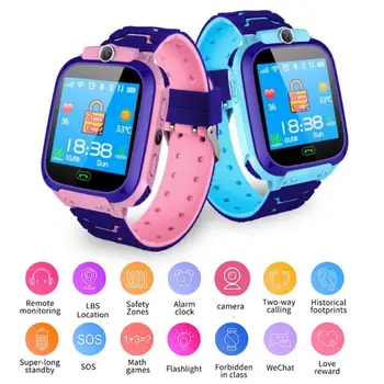 Beautiful Colorful Children Smart Watch Touch Screen Throw resistance ABS Silicone Strap Wristwatch Wearable Device
Beautiful Colorful Children Smart Watch Touch Screen Throw resistance ABS Silicone Strap Wristwatch Wearable Device