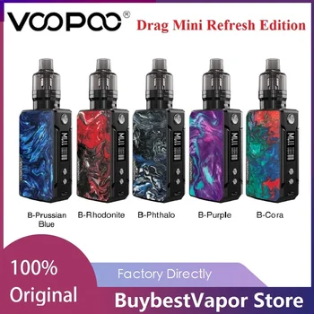 Original VOOPOO Drag Mini TC Kit Refresh Edition With 4.5ml PNP Tank & 4400mAh Battery Fit PnP Coils Vape kit VS Drag X / Drag 2
Original VOOPOO Drag Mini TC Kit Refresh Edition With 4.5ml PNP Tank & 4400mAh Battery Fit PnP Coils Vape kit VS Drag X / Drag 2