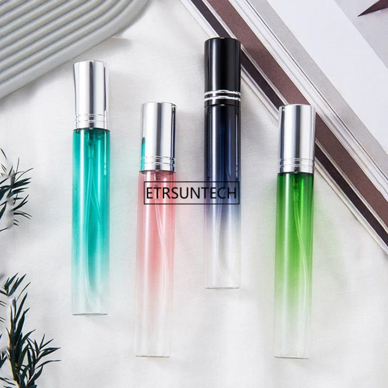 

100pcs 15ml Gradient Glass Empty Perfume Bottle Fragrance Refillable Glass Vials Cosmetic Packaging Spray Bottle F3915