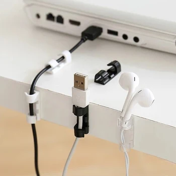 20pcs Cable Organizer Clips Desktop & Workstation ABS Wire Manager Cord Holder USB Charging Data Line Bobbin Winder
20pcs Cable Organizer Clips Desktop & Workstation ABS Wire Manager Cord Holder USB Charging Data Line Bobbin Winder