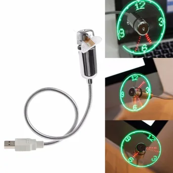 Free shipping 40CM Cooling Flexible USB Powered LED Flashing Time Display Function Clock Fan
Free shipping 40CM Cooling Flexible USB Powered LED Flashing Time Display Function Clock Fan