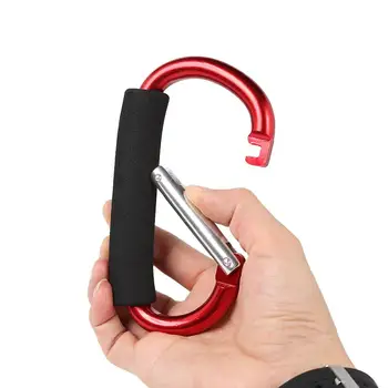 Multi-functional Portable Carabiner Hanging Rings Aluminium D-shaped Hooks for Outdoor Travel Camping Mountaineering 
Multi-functional Portable Carabiner Hanging Rings Aluminium D-shaped Hooks for Outdoor Travel Camping Mountaineering
