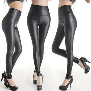 Summer Black Faux Leather Leggings For Women High Waist Skinny Push Up Leggings Sexy Elastic Trousers Ladies Stretch Leggings
Summer Black Faux Leather Leggings For Women High Waist Skinny Push Up Leggings Sexy Elastic Trousers Ladies Stretch Leggings
