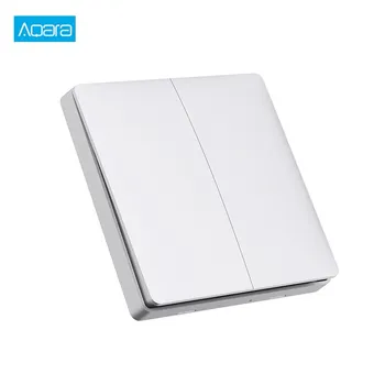 Original Aqara Smart Wireless Switch Remote Control Zigbee Connection Intelligent Linkage Home Light Switch work with Mijia APP 
Original Aqara Smart Wireless Switch Remote Control Zigbee Connection Intelligent Linkage Home Light Switch work with Mijia APP