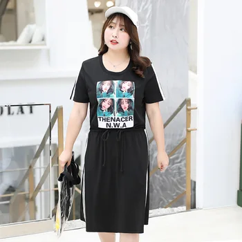 Women's summer solid color pocket lace dress plus size knee length casual wear 100 kg can be worn
Women's summer solid color pocket lace dress plus size knee length casual wear 100 kg can be worn