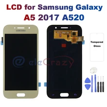 AMOLED for SAMSUNG Galaxy A5 2017 A520 SM-A520F LCD Display Touch Screen Digitizer Assembly Replacement 100% Testing
AMOLED for SAMSUNG Galaxy A5 2017 A520 SM-A520F LCD Display Touch Screen Digitizer Assembly Replacement 100% Testing
