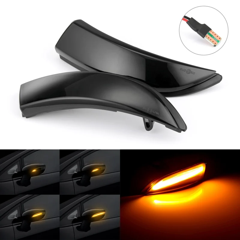 2pcs Dynamic LED Turn Signal Light Flowing Side Wing Rearview Mirror Indicator For Ford Fiesta Mk7 2008-2017 For Ford B-Max
2pcs Dynamic LED Turn Signal Light Flowing Side Wing Rearview Mirror Indicator For Ford Fiesta Mk7 2008-2017 For Ford B-Max