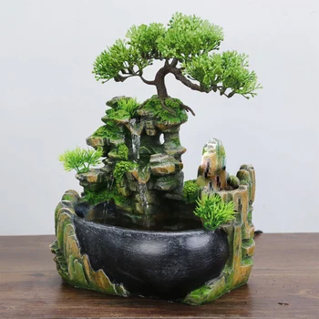 Miniatures Waterfall Desktop Fountain With Color Changing Led Lighting Zen Meditation Waterfall Home Decoration
Miniatures Waterfall Desktop Fountain With Color Changing Led Lighting Zen Meditation Waterfall Home Decoration