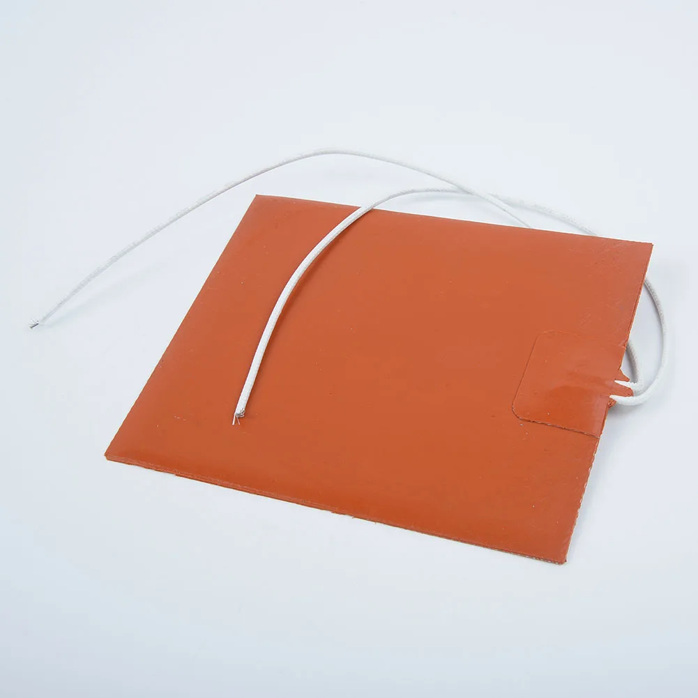 12V 12W Silicone Heater Pad For Printer Heated Bed Heating Mat 100*120mm Orange Heater Pad Mat Flexible Waterproof
12V 12W Silicone Heater Pad For Printer Heated Bed Heating Mat 100*120mm Orange Heater Pad Mat Flexible Waterproof